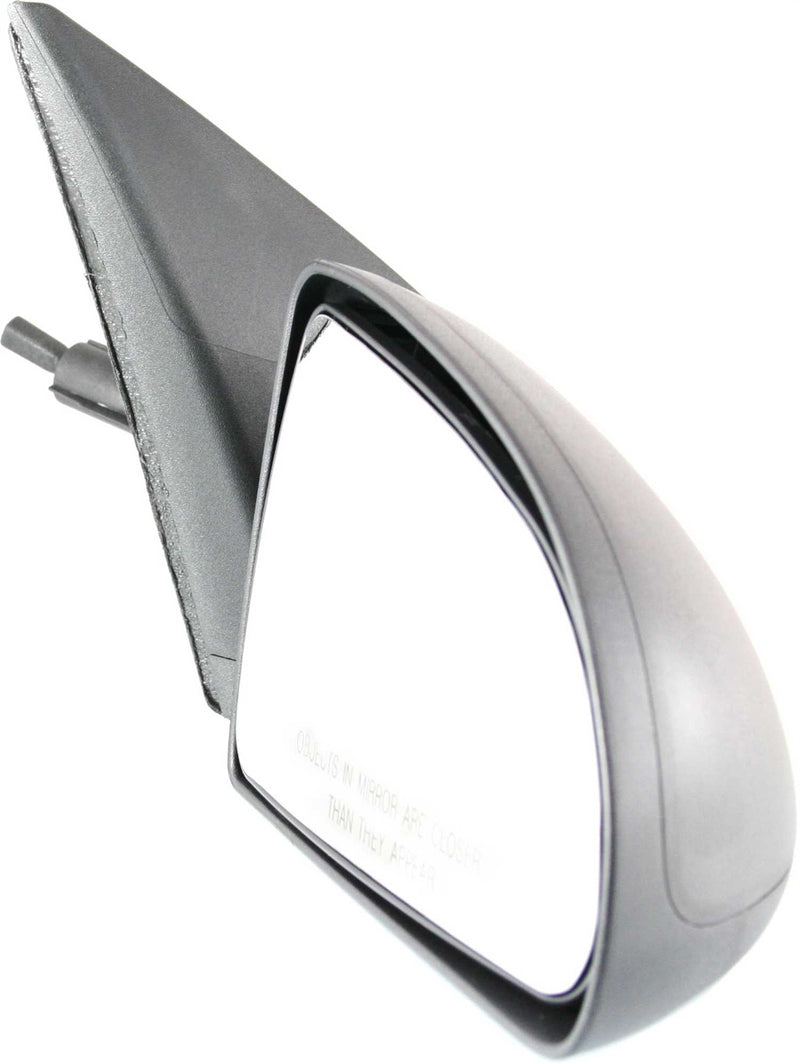 Driver and Passenger Side Non-Towing Mirrors, Manual Adjust, Non-Folding, Non-Heated, Paintable, Without Signal Light, Without memory, Without Puddle Light, Without Auto-Dimming | GM1320310,GM1321310