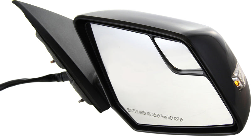 Driver and Passenger Side Mirrors, Power, Heated, Power Folding, Paintable, In-housing Signal Light, Without Blind Spot Feature | GM1320384,GM1321384