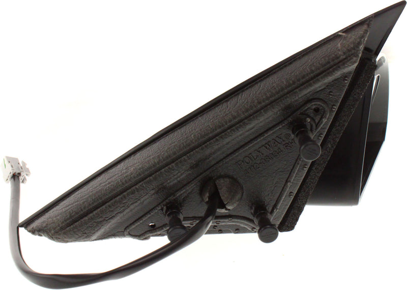 Driver and Passenger Side Mirrors, Power, Non-Folding, Heated, Paintable, Without Signal Light, Without memory, Without Puddle Light, Without Auto-Dimming, Without Blind Spot Feature