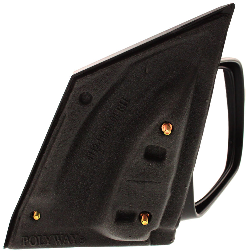 Driver and Passenger Side Mirrors, Manual Adjust, Non-Heated, Non-Folding, Textured Black, Without Signal Light | HO1320224,HO1321224