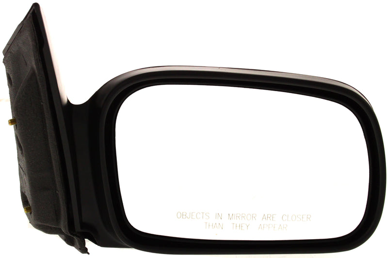 Driver and Passenger Side Mirrors, Manual Adjust, Non-Heated, Non-Folding, Textured Black, Without Signal Light | HO1320224,HO1321224