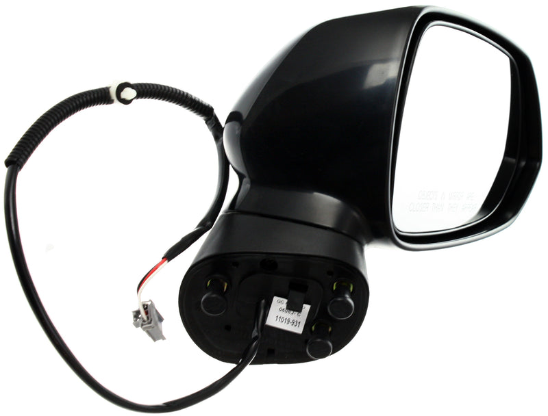 Driver and Passenger Side Mirrors, Power, Manual Folding, Non-Heated, Paintable, Without Signal Light, Without memory, Without Puddle Light, Without Auto-Dimming, Without Blind Spot Feature | HO1320235,HO1321235