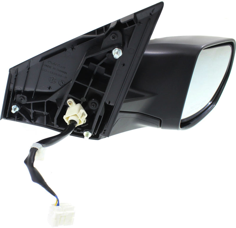 Driver and Passenger Side Mirrors, Power, Manual Folding, Non-Heated, Textured Black, Without Signal Light, Without memory, Without Puddle Light, Without Auto-Dimming, Without Blind Spot Feature | HO1321270,HO1320270