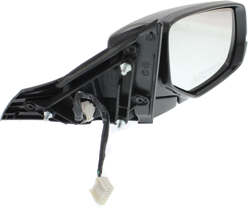 Driver and Passenger Side Non-Towing Mirrors, Power, Manual Folding, Heated, Paintable, In-housing Signal Light, Without memory, Without Puddle Light, Without Auto-Dimming