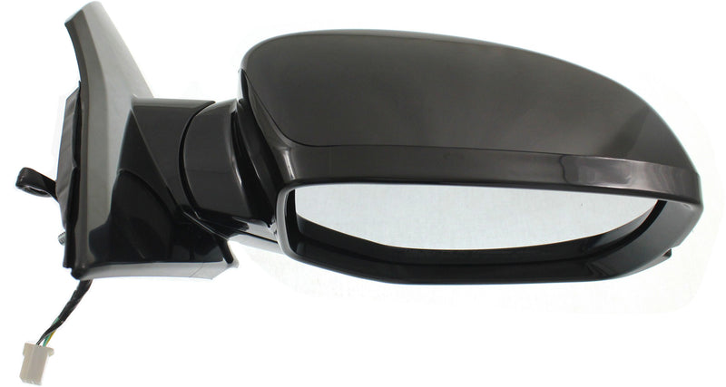 Driver and Passenger Side Non-Towing Mirrors, Power, Manual Folding, Heated, Paintable, In-housing Signal Light, Without memory, Without Puddle Light, Without Auto-Dimming