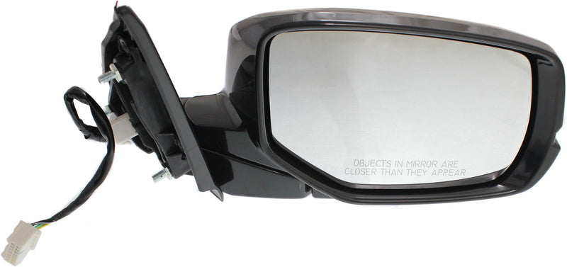 Driver and Passenger Side Non-Towing Mirrors, Power, Manual Folding, Heated, Paintable, In-housing Signal Light, Without memory, Without Puddle Light, Without Auto-Dimming