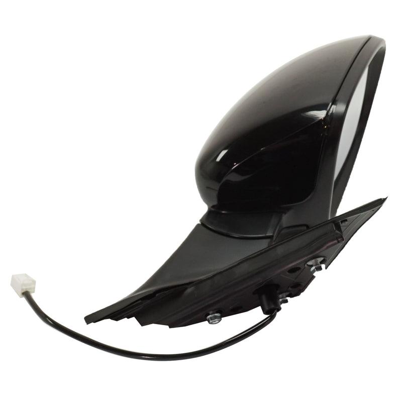 Driver and Passenger Side Mirrors, Power, Non-Heated, Manual Folding, Paintable, without Signal Light, without Memory, without Blind Spot Feature
