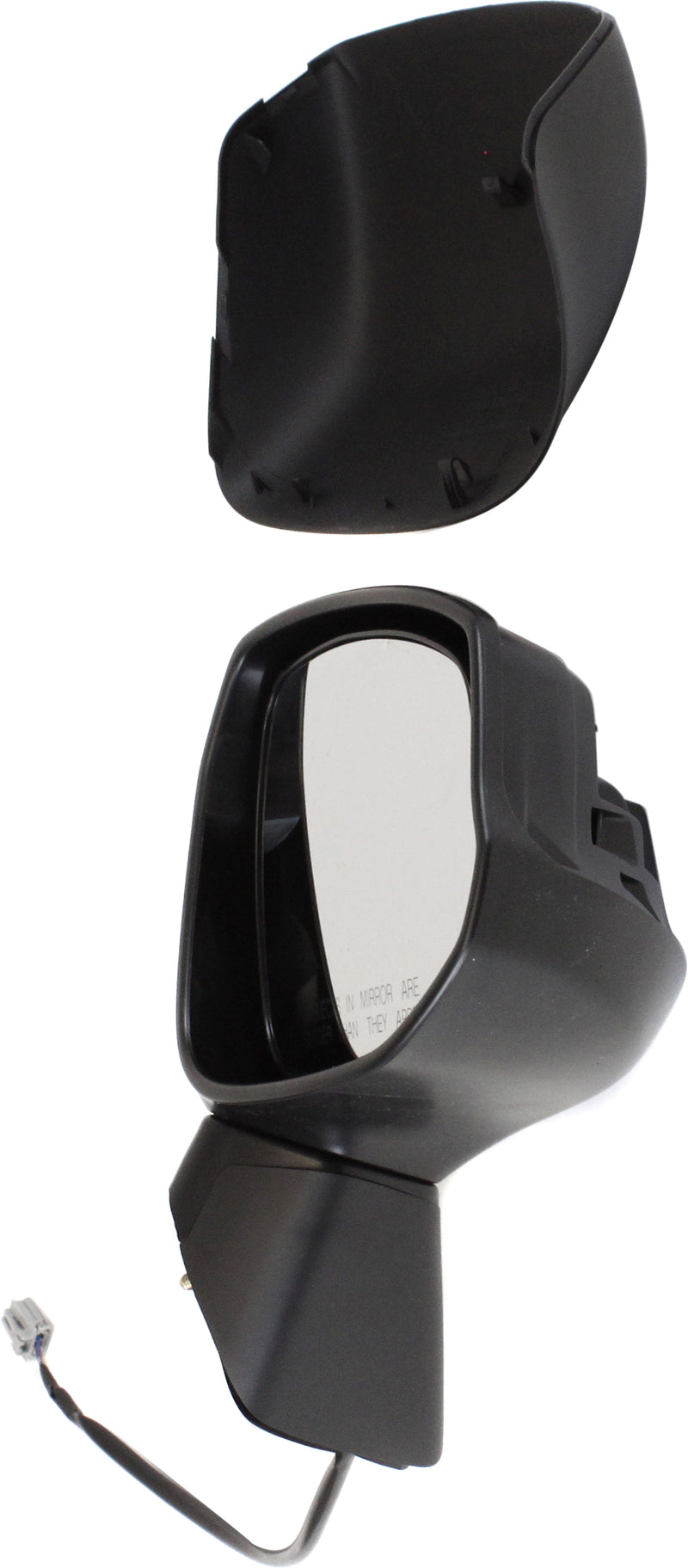Driver and Passenger Side Mirrors, Power, Manual Folding, Heated, Light textured, Without Signal Light, Without memory, Without Puddle Light, Without Auto-Dimming, Without Blind Spot Feature | HO1320261,HO1321261