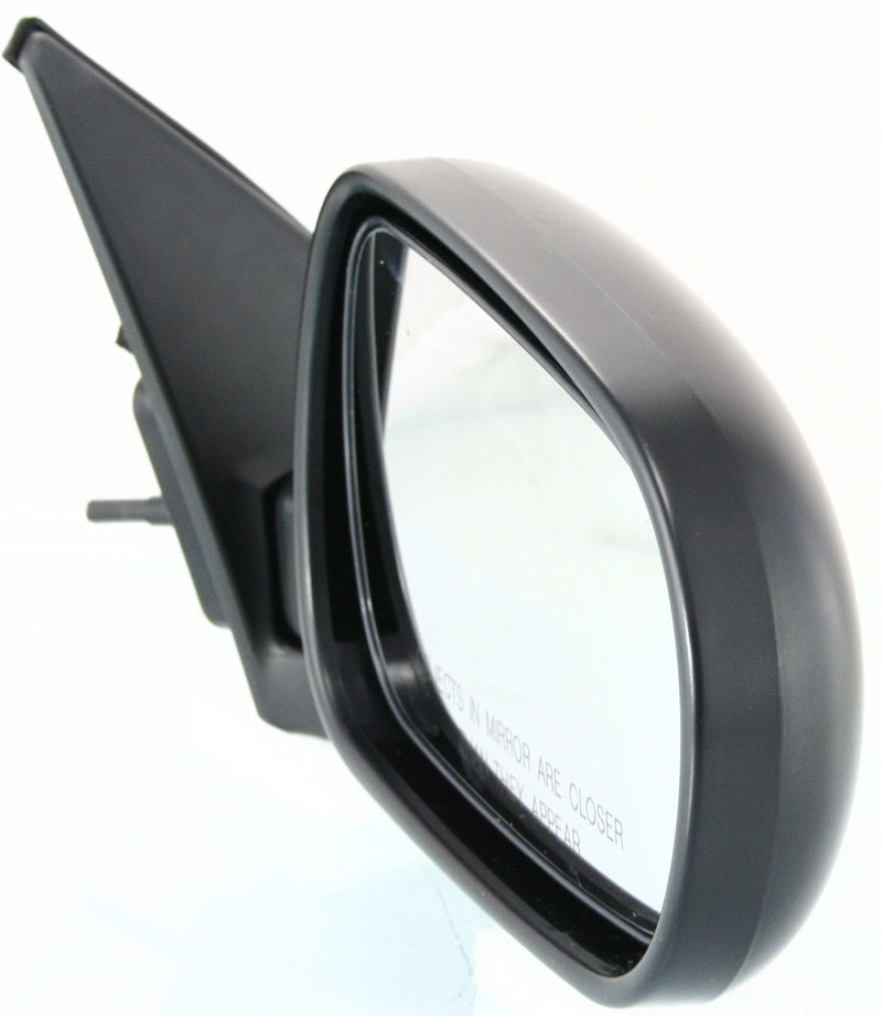Driver and Passenger Side Mirrors, Manual Remote, Manual Folding, Non-Heated, Paintable, Without Signal Light, Memory, Puddle Light, Auto-Dimming, and Blind Spot Feature, 4 Door Sedan