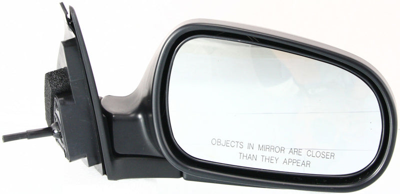 Driver and Passenger Side Mirrors, Manual Remote, Manual Folding, Non-Heated, Paintable, Without Signal Light, Memory, Puddle Light, Auto-Dimming, and Blind Spot Feature, 4 Door Sedan