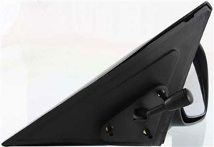 Driver and Passenger Side Mirrors, Manual Remote, Non-Folding, Non-Heated, Textured Black, Without Signal Light, Memory, Puddle Light, Auto-Dimming, and Blind Spot Feature, 4 Door Sedan | HO1320123,HO1321123