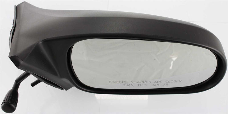 Driver and Passenger Side Mirrors, Manual Remote, Non-Folding, Non-Heated, Textured Black, Without Signal Light, Memory, Puddle Light, Auto-Dimming, and Blind Spot Feature, 4 Door Sedan | HO1320123,HO1321123