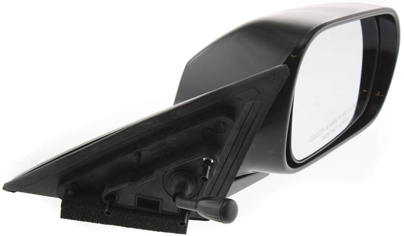 Driver and Passenger Side Mirrors, Manual Remote, Manual Folding, Non-Heated, Paintable, Without Signal Light, Memory, Puddle Light, Auto-Dimming, and Blind Spot Feature, 4 Door Sedan | HO1320136,HO1321136