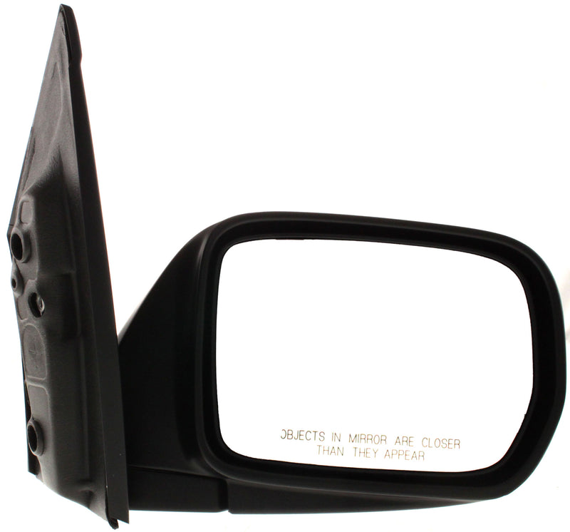 Driver and Passenger Side Mirrors, Manual Adjust, Manual Folding, Non-Heated, Textured Black, Without Signal Light, Without memory, Without Puddle Light, Without Auto-Dimming | HO1320143,HO1321143