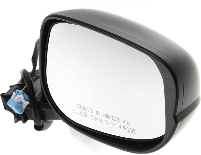 Driver and Passenger Side Mirrors, Power, Manual Folding, Non-Heated, Paintable, Without Signal Light, Without memory, Without Puddle Light, Without Auto-Dimming, Without Blind Spot Feature | HO1320246,HO1321246