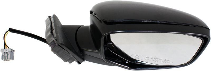 Driver and Passenger Side Non-Towing Mirrors, Power, Manual Folding, Heated, Paintable, Without Signal Light, Without memory, Without Puddle Light, Without Auto-Dimming