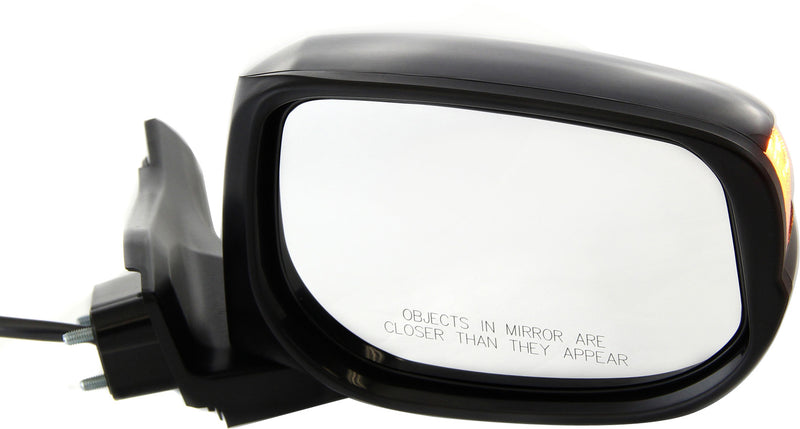 Driver and Passenger Side Mirrors, Power, Manual Folding, Heated, Paintable, In-housing Signal Light, Without memory, Without Puddle Light, Without Auto-Dimming, Without Blind Spot Feature | HO1320252,HO1321252