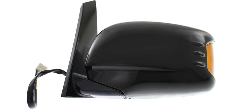 Driver and Passenger Side Mirrors, Power, Manual Folding, Heated, Light textured, In-housing Signal Light, With memory, Without Puddle Light, Without Auto-Dimming, Without Blind Spot Feature | HO1320264,HO1321264