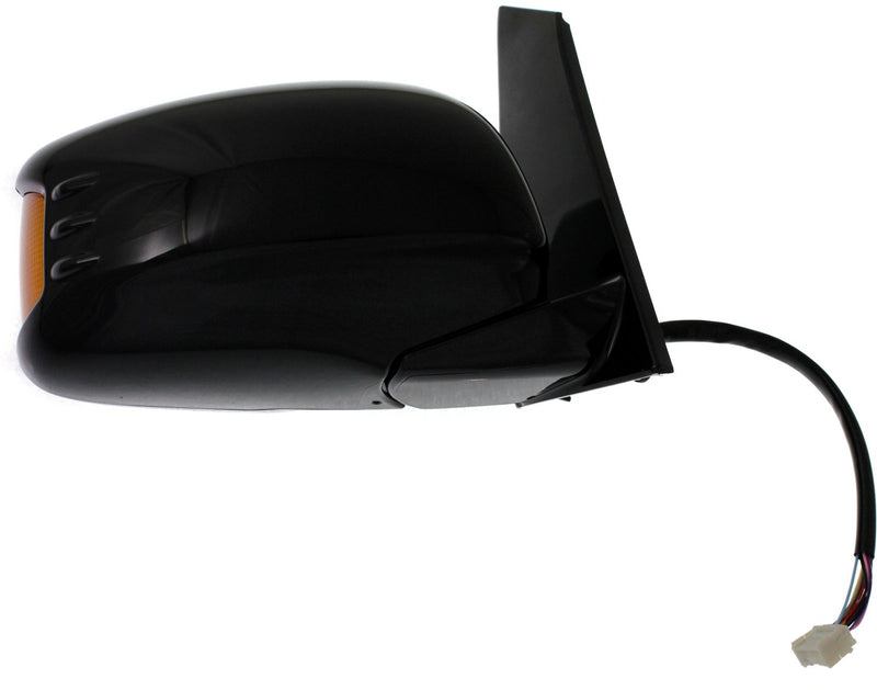 Driver and Passenger Side Mirrors, Power, Manual Folding, Heated, Light textured, In-housing Signal Light, With memory, Without Puddle Light, Without Auto-Dimming, Without Blind Spot Feature | HO1320264,HO1321264