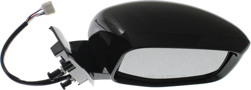 Driver and Passenger Side Mirrors, Power, Manual Folding, Heated, Light textured, In-housing Signal Light, With memory, Without Puddle Light, Without Auto-Dimming, Without Blind Spot Feature | HO1320264,HO1321264