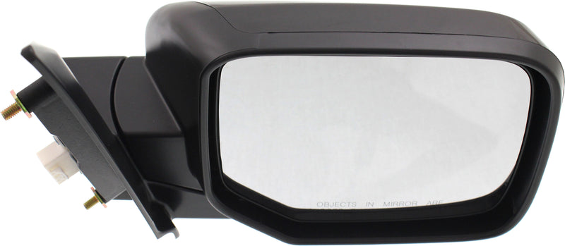 Driver and Passenger Side Mirrors, Power, Manual Folding, Non-Heated, Paintable, Without Signal Light, Without memory, Without Puddle Light, Without Auto-Dimming, Without Blind Spot Feature
