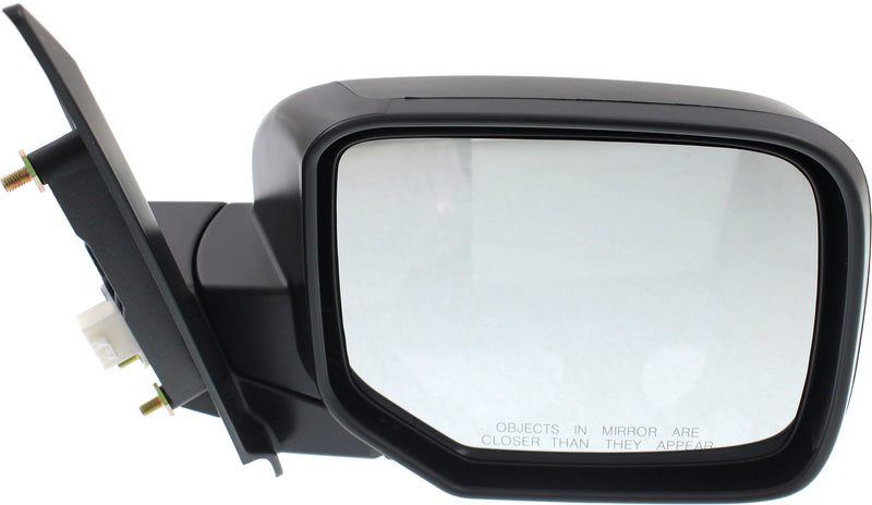 Driver and Passenger Side Mirrors, Power, Manual Folding, Non-Heated, Paintable, Without Signal Light, Without memory, Without Puddle Light, Without Auto-Dimming, Without Blind Spot Feature