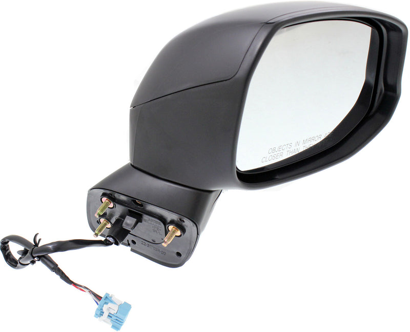 Driver and Passenger Side Mirrors, Power, Manual Folding, Heated, Textured Black, Without Signal Light, Without memory, Without Puddle Light, Without Auto-Dimming, Without Blind Spot Feature | HO1320266,HO1321266