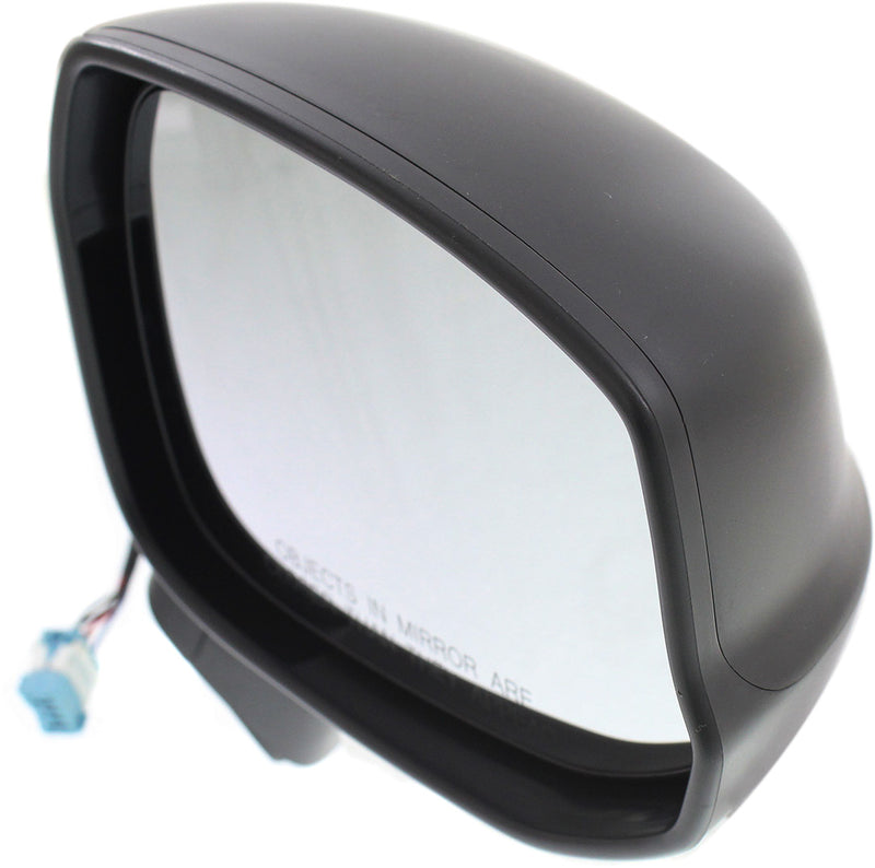 Driver and Passenger Side Mirrors, Power, Manual Folding, Heated, Textured Black, Without Signal Light, Without memory, Without Puddle Light, Without Auto-Dimming, Without Blind Spot Feature | HO1320266,HO1321266