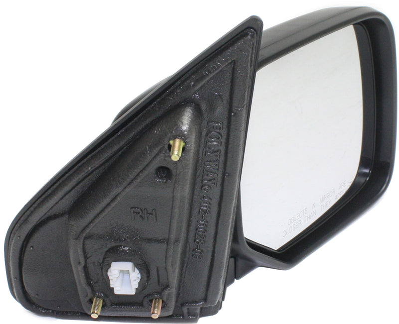 Driver and Passenger Side Mirrors, Power, Manual Folding, Non-Heated, Textured Black, Without Signal Light, Without memory, Without Puddle Light, Without Auto-Dimming, Without Blind Spot Feature