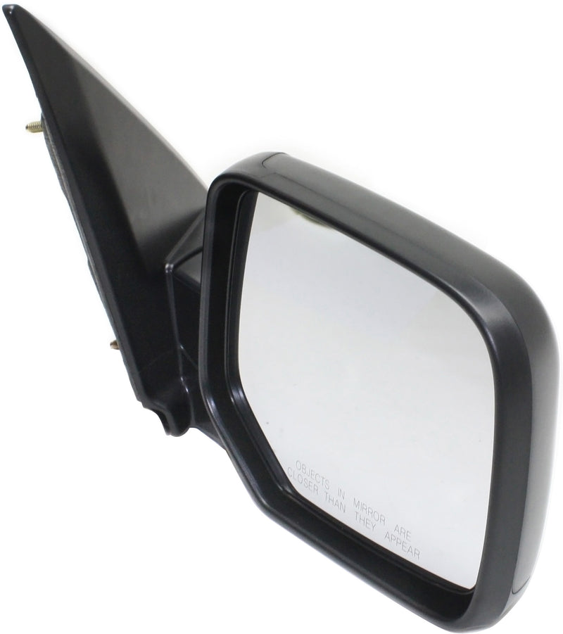 Driver and Passenger Side Mirrors, Power, Manual Folding, Non-Heated, Textured Black, Without Signal Light, Without memory, Without Puddle Light, Without Auto-Dimming, Without Blind Spot Feature