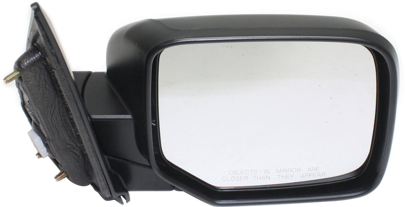 Driver and Passenger Side Mirrors, Power, Manual Folding, Non-Heated, Textured Black, Without Signal Light, Without memory, Without Puddle Light, Without Auto-Dimming, Without Blind Spot Feature