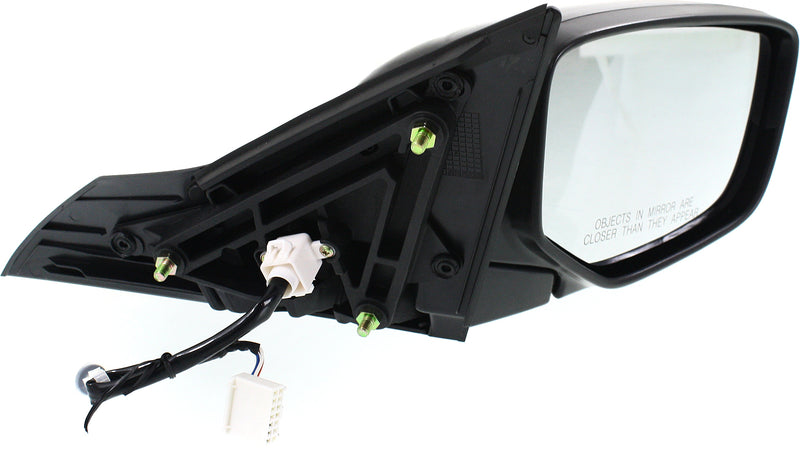 Driver and Passenger Side Non-Towing Mirrors, Power, Manual Folding, Non-Heated, Paintable, Without Signal Light, Without memory, Without Puddle Light, Without Auto-Dimming | HO1321272,HO1320272