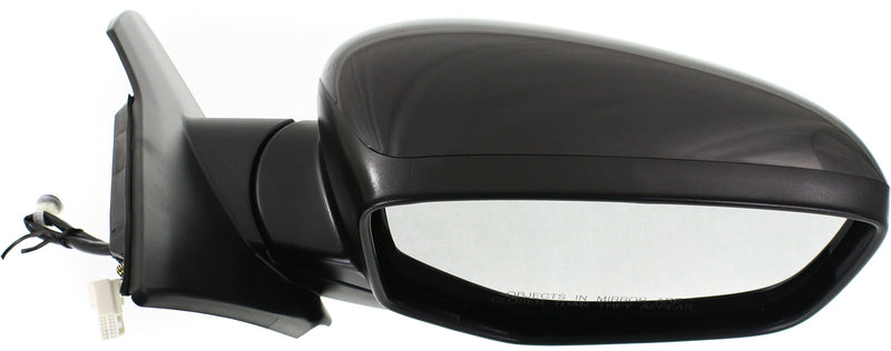 Driver and Passenger Side Non-Towing Mirrors, Power, Manual Folding, Non-Heated, Paintable, Without Signal Light, Without memory, Without Puddle Light, Without Auto-Dimming | HO1321272,HO1320272