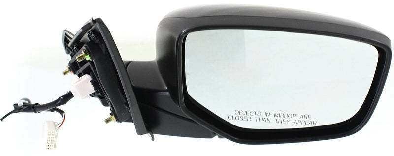 Driver and Passenger Side Non-Towing Mirrors, Power, Manual Folding, Non-Heated, Paintable, Without Signal Light, Without memory, Without Puddle Light, Without Auto-Dimming | HO1321272,HO1320272