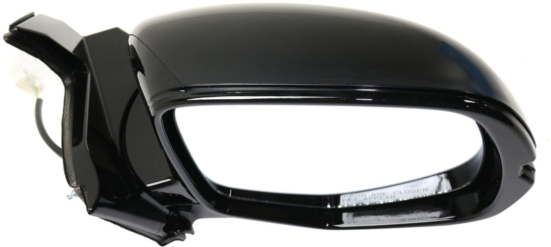 Driver and Passenger Side Mirrors, Power, Manual Folding, Non-Heated, Paintable, Without Signal Light, Memory, Puddle Light, Auto-Dimming, and Blind Spot Feature, Without Side Object Sensor | HO1320310,HO1321310
