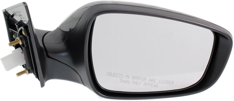 Driver and Passenger Side Mirrors, Power, Manual Folding, Non-Heated, Paintable, Without Signal Light, Memory, Puddle Light, Auto-Dimming, and Blind Spot Feature, Korea/USA Built Vehicles | HY1321220,HY1320220