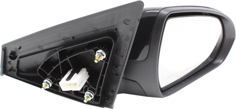 Driver and Passenger Side Mirrors, Power, Heated, Manual Folding, Paintable, Without Signal Light, USA Built Vehicle