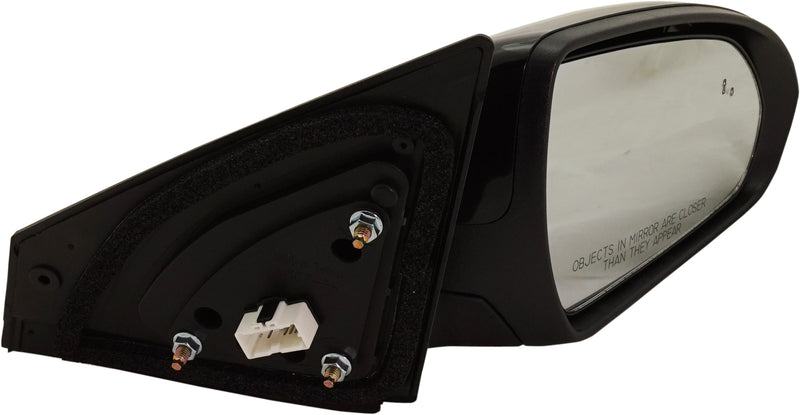 Driver and Passenger Side Mirrors, Power, Heated, Manual Folding, Paintable, In-housing Signal Light, With Memory, With Blind Spot Detection in Glass, USA Built Vehicle | HY1321227,HY1320227