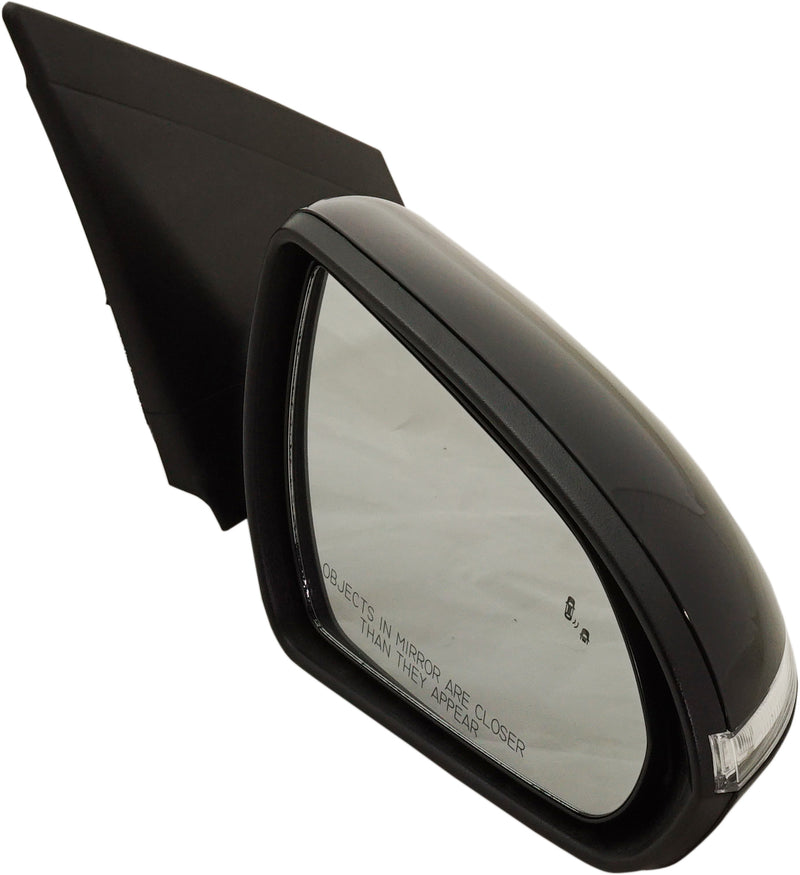 Driver and Passenger Side Mirrors, Power, Heated, Manual Folding, Paintable, In-housing Signal Light, With Memory, With Blind Spot Detection in Glass, USA Built Vehicle | HY1321227,HY1320227