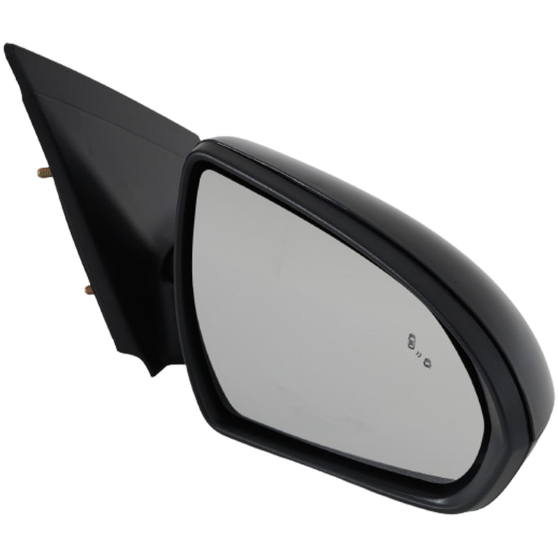 Driver and Passenger Side Mirrors, Power, Heated, Manual Folding, Paintable, Without Signal Light, With Blind Spot Detection in Glass | HY1321253,HY1320253