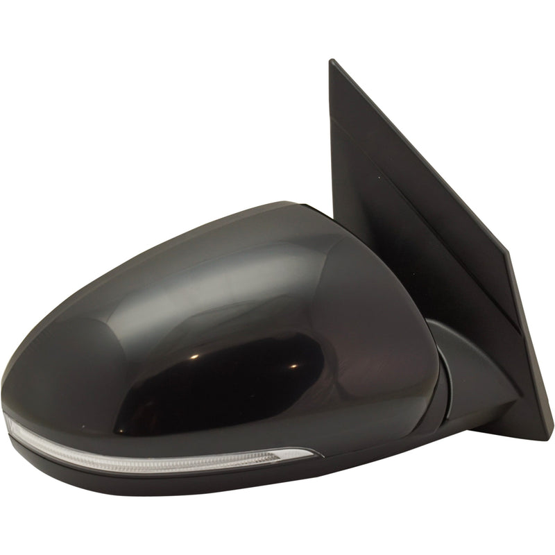 Driver and Passenger Side Non-Towing Mirrors, Power, Manual Folding, Heated, Paintable, In-housing Signal Light, Without Puddle Light, Without Auto-Dimming, With Blind Spot Detection in Glass | HY1321231,HY1320231