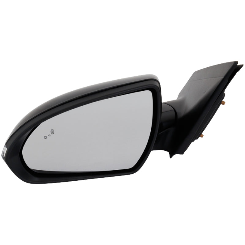 Driver and Passenger Side Mirrors, Power, Heated, Manual Folding, Paintable, In-housing Signal Light, With Blind Spot Detection in Glass, Korea Built Vehicle | HY1321254,HY1320254