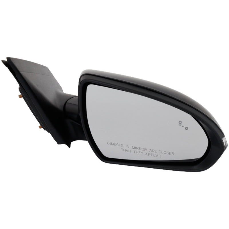 Driver and Passenger Side Mirrors, Power, Heated, Manual Folding, Paintable, In-housing Signal Light, With Blind Spot Detection in Glass, Korea Built Vehicle | HY1321254,HY1320254