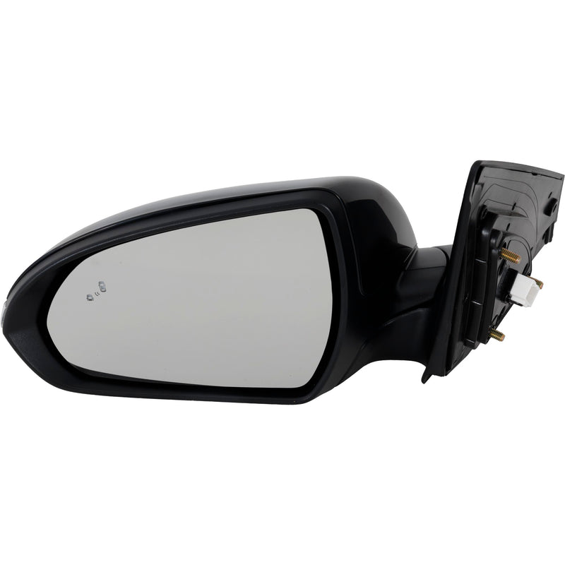 Driver and Passenger Side Mirrors, Power, Heated, Manual Folding, Paintable, In-housing Signal Light, With Memory, With Blind Spot Detection in Glass, Korea Built Vehicle | HY1321255,HY1320255