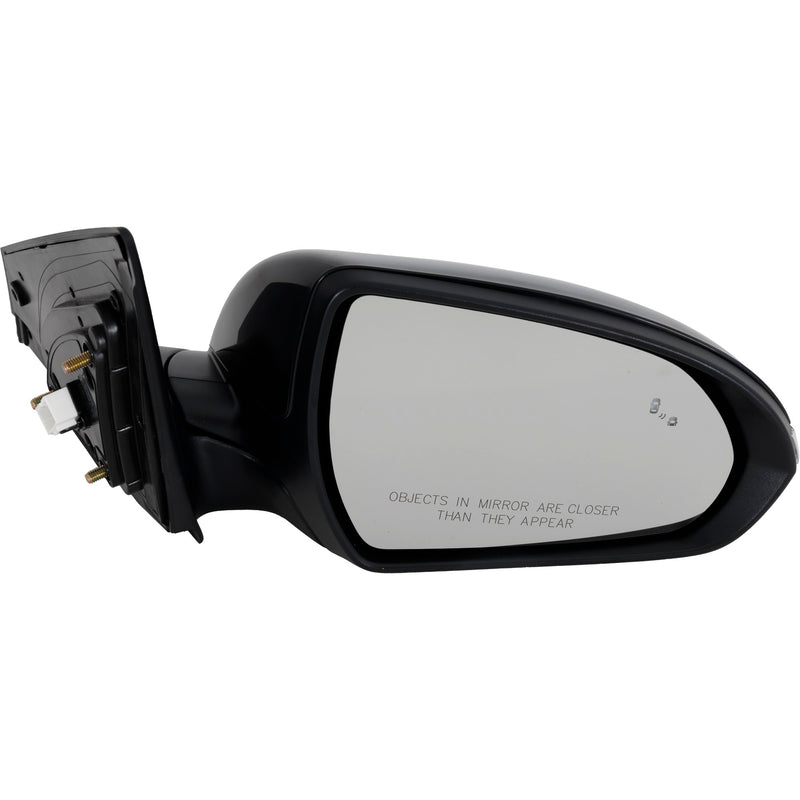 Driver and Passenger Side Mirrors, Power, Heated, Manual Folding, Paintable, In-housing Signal Light, With Memory, With Blind Spot Detection in Glass, Korea Built Vehicle | HY1321255,HY1320255