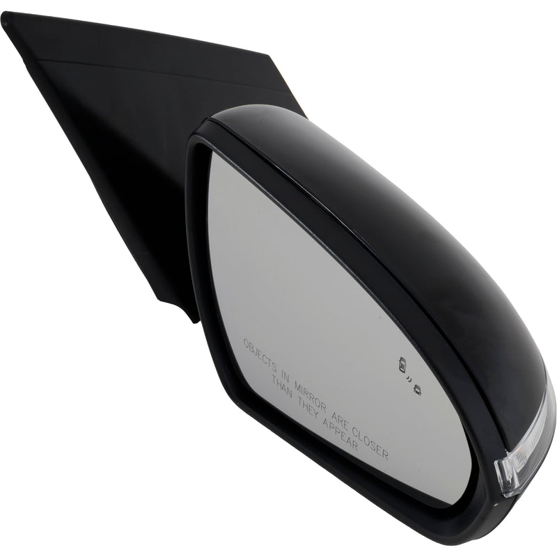 Driver and Passenger Side Mirrors, Power, Heated, Manual Folding, Paintable, In-housing Signal Light, With Memory, With Blind Spot Detection in Glass, Korea Built Vehicle | HY1321255,HY1320255