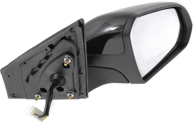 Driver and Passenger Side Non-Towing Mirrors, Power, Manual Folding, Heated, Paintable, In-housing Signal Light, Without memory, Without Puddle Light, Without Auto-Dimming | HY1321204,HY1320204