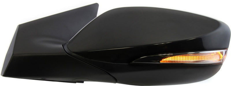 Driver and Passenger Side Non-Towing Mirrors, Power, Manual Folding, Heated, Paintable, In-housing Signal Light, Without memory, Without Puddle Light, Without Auto-Dimming | HY1320178,HY1321178