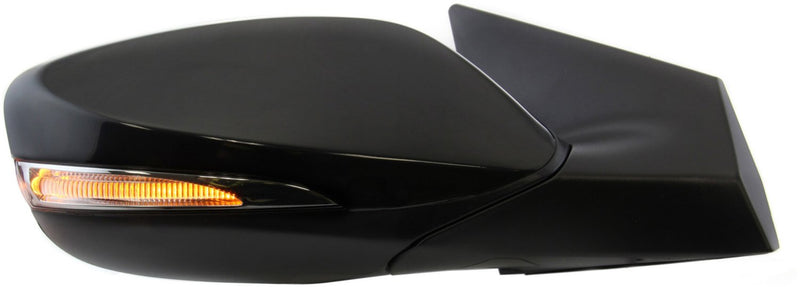 Driver and Passenger Side Non-Towing Mirrors, Power, Manual Folding, Heated, Paintable, In-housing Signal Light, Without memory, Without Puddle Light, Without Auto-Dimming | HY1320178,HY1321178