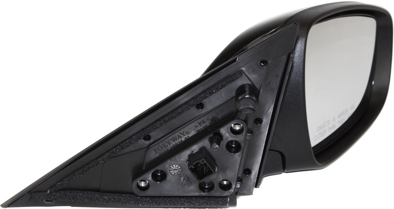 Driver and Passenger Side Mirrors, Power, Manual Folding, Heated, Paintable, Without Signal Light, Memory, Puddle Light, Auto-Dimming, and Blind Spot Feature, | HY1321185,HY1321217,HY1320185